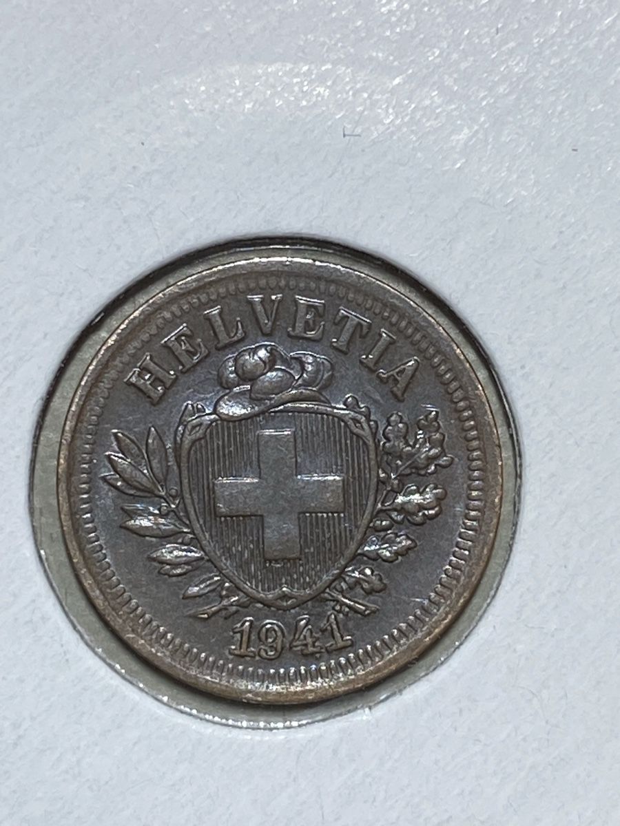 Alle Münzen: CH - 1 centime - 1941 – Gebraucht aus Payerne von Mike1682 1