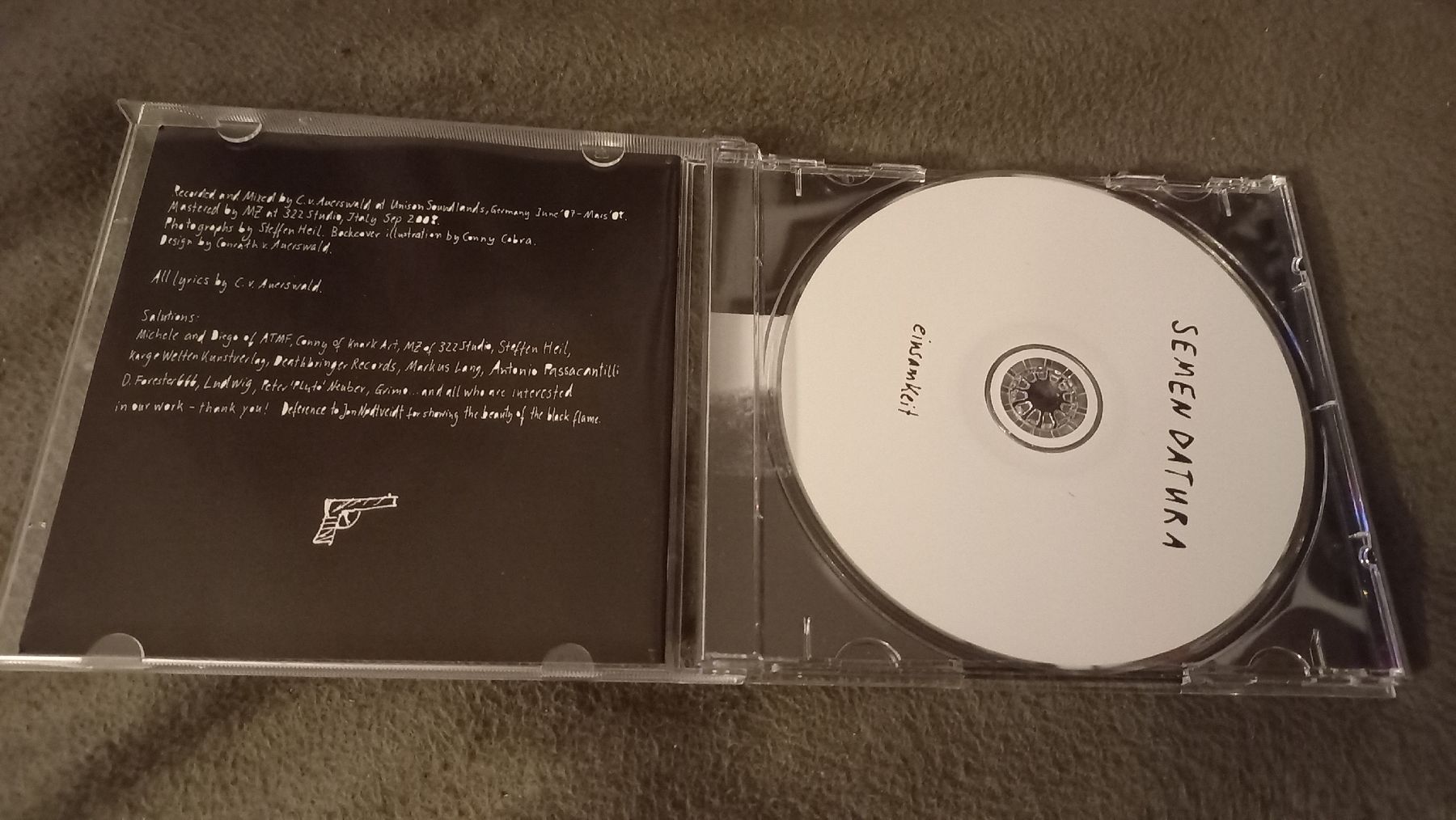 CDs: Semen Datura - Einsamkeit CD - Black Metal – Gebraucht aus Olten von Donatello1984 2