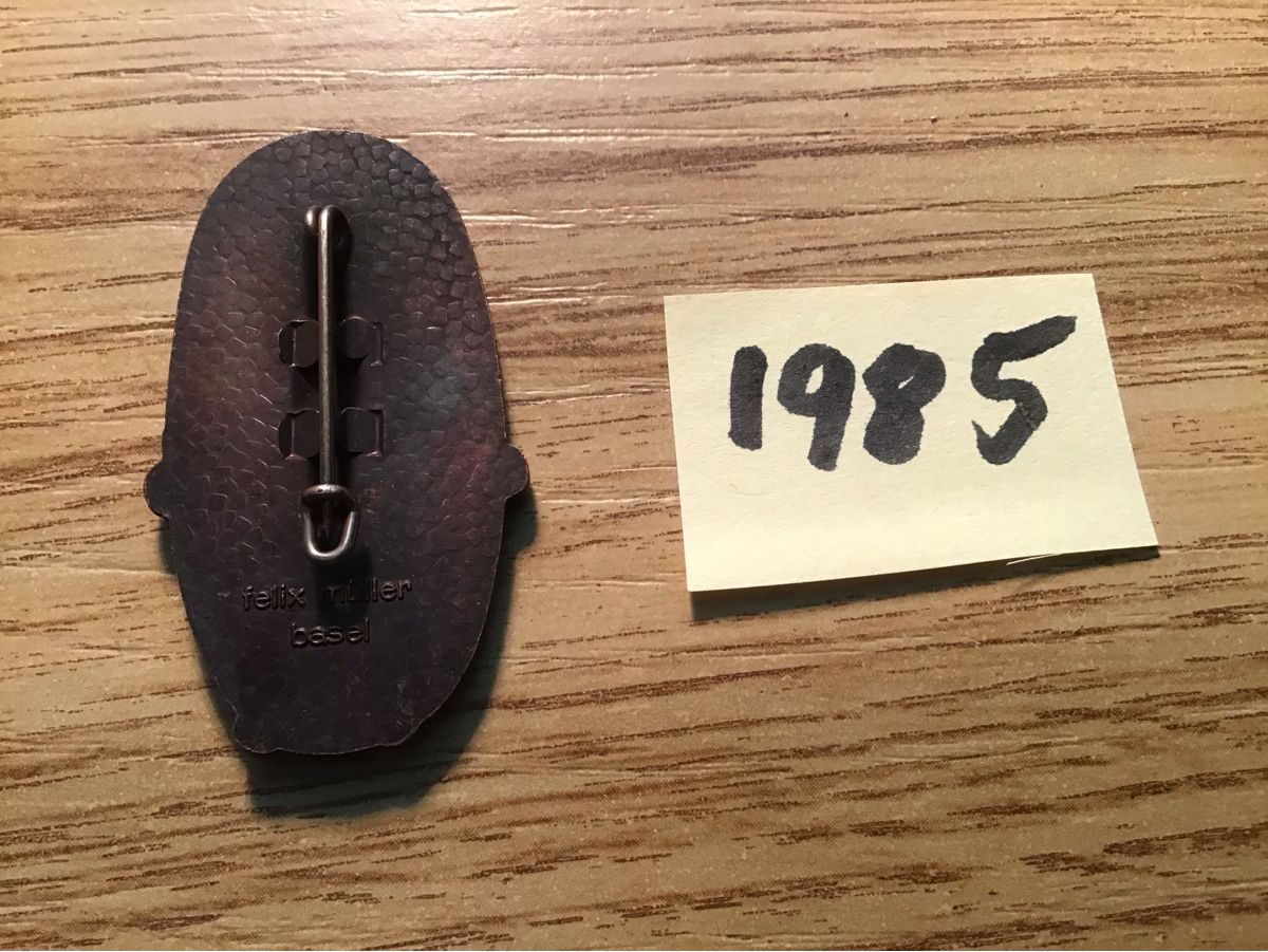 Basler Placchette & Badge: Baslerfasnachtsplaketten 1985 – Usato da Arlesheim venduto da printz01 1