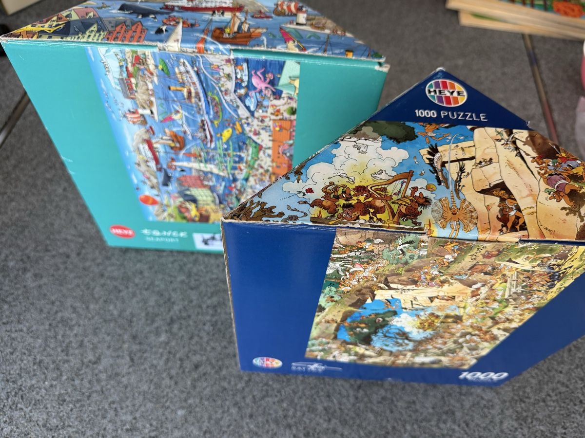 Heye Puzzle: 4 Stk Puzzle Heye 1000 Wimmelbild – Usato da Deitingen venduto da Himhip 3