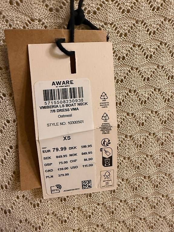 Kleider: AWARE STRICKKLEID XS – Neu und originalverpackt aus Niederhelfenschwil von Mileko 4