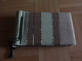 Antikes Fotoalbum um 1910 Strassburg DE handwerklich Textil