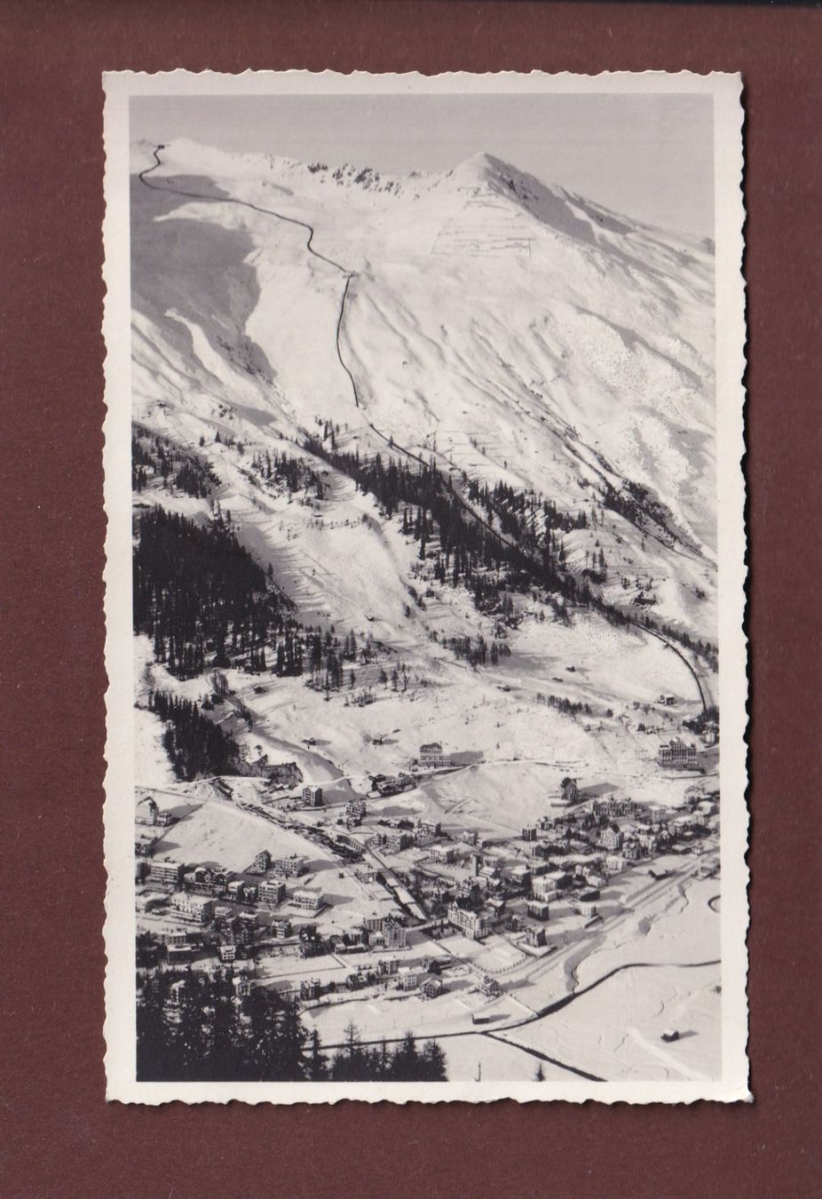 Ansichtskarten: DAVOS - Parsennbahn - 1937 – Gebraucht aus Pully von nicecards