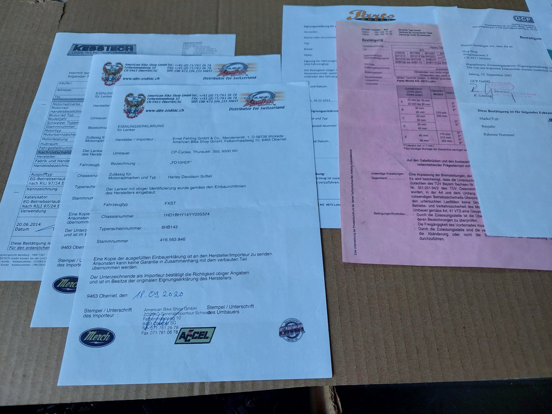 Harley-Davidson Chopper: Harley Davidson FXST – Usato da Altnau venduto da wahet 9