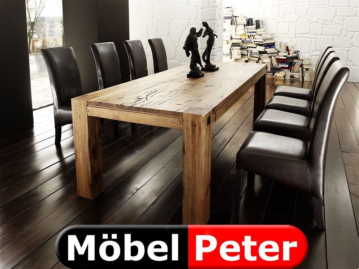 Tavoli: Massiv Holz Tisch Eiche 180x90 – Nuovo e nell'imballaggio originale da Kölliken venduto da erostar 1