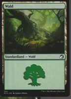 TCG Magic The Gathering MTG De MID 384 BASIC LANDS Wald