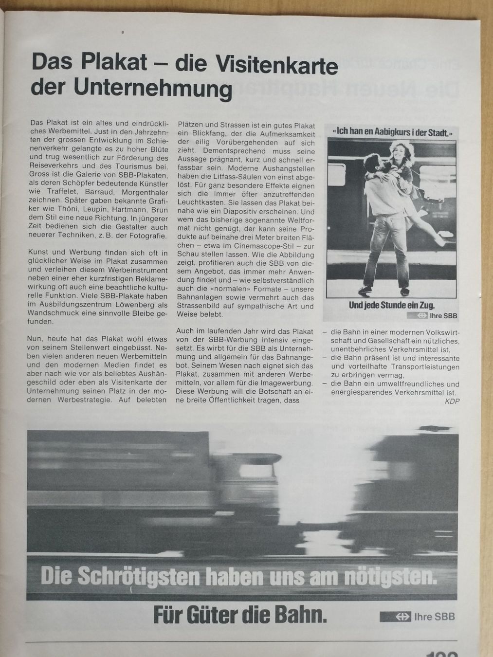 Riviste & Magazine: SBB CFF FFS Nachrichtenblatt von 1983 – Usato da Schwanden Sigrisw venduto da pho_2mc9 2