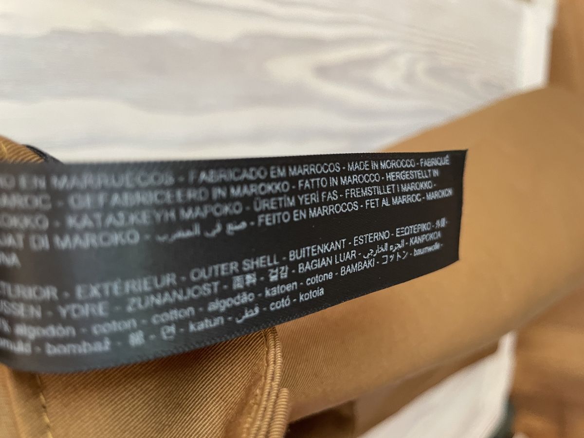 Massimo Dutti Pantaloni: Hose mit weitem Bein Baumwolle 38, massimo dutti, ocker – Usato da Basel venduto da non_vn79 5