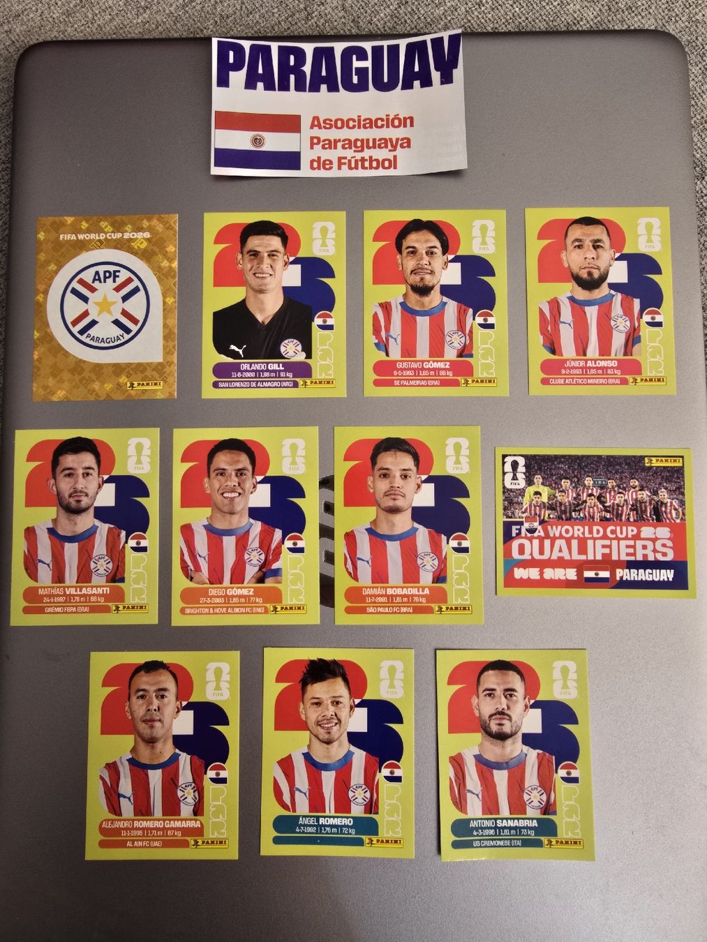 Panini Cartes à collectionner: Paraguay Panini WM 2026 – Neuf (Voir description) à Zürich par TutNixCH