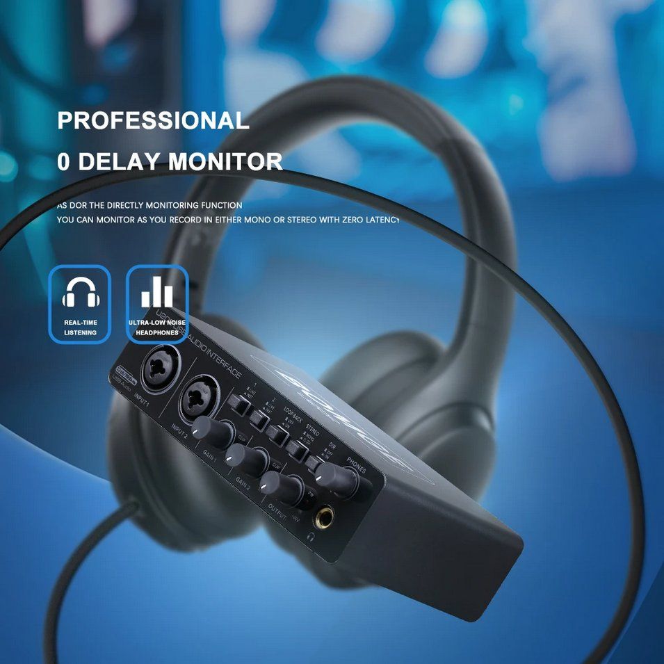 Attrezzatura per studi di registrazione: USB Audiointerface 32Bit 192kHz XLR TS TRS Mic Preamp 48V – Nuovo e nell'imballaggio originale da Genève venduto da Anna-38 6