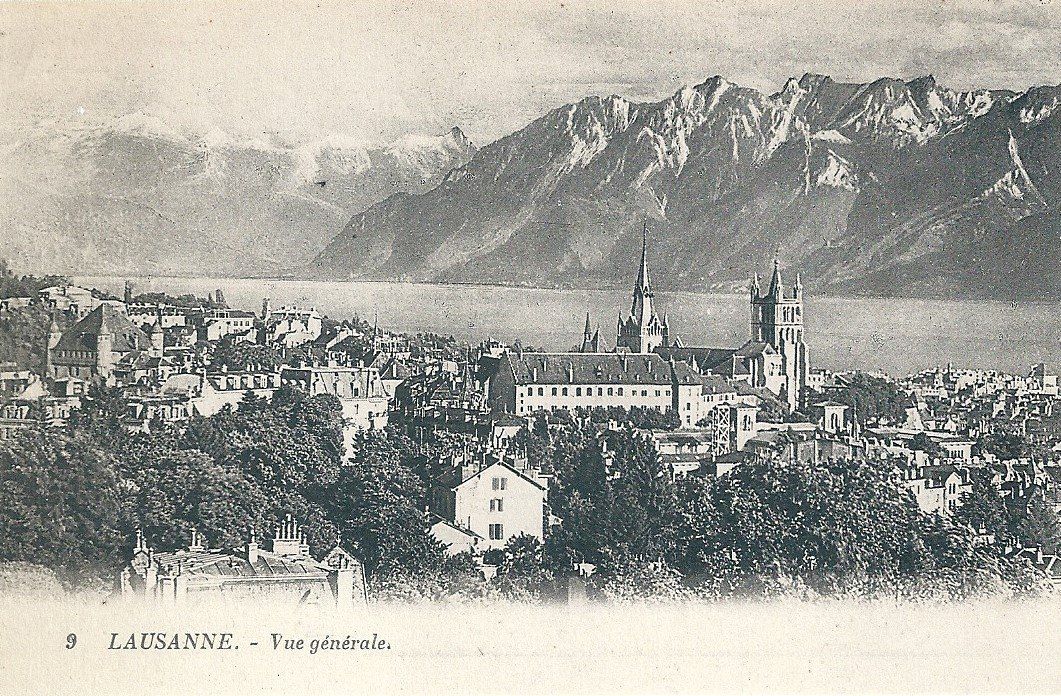 Cartoline postali: LAUSANNE - Vue générale – Usato da Belmont-Lausanne venduto da ZarRomanoff