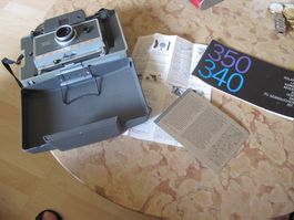 Polaroid Automatic 340 Land Camera Mit Papiere Jahr 1969