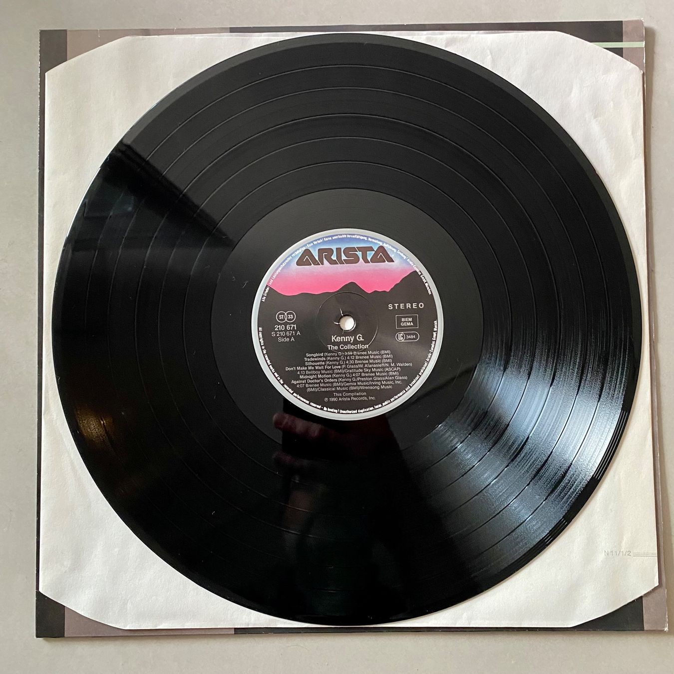 Schallplatten: Kenny G - The Collection - Germany 1990 – Gebraucht aus Fällanden von BasilFawlty 2
