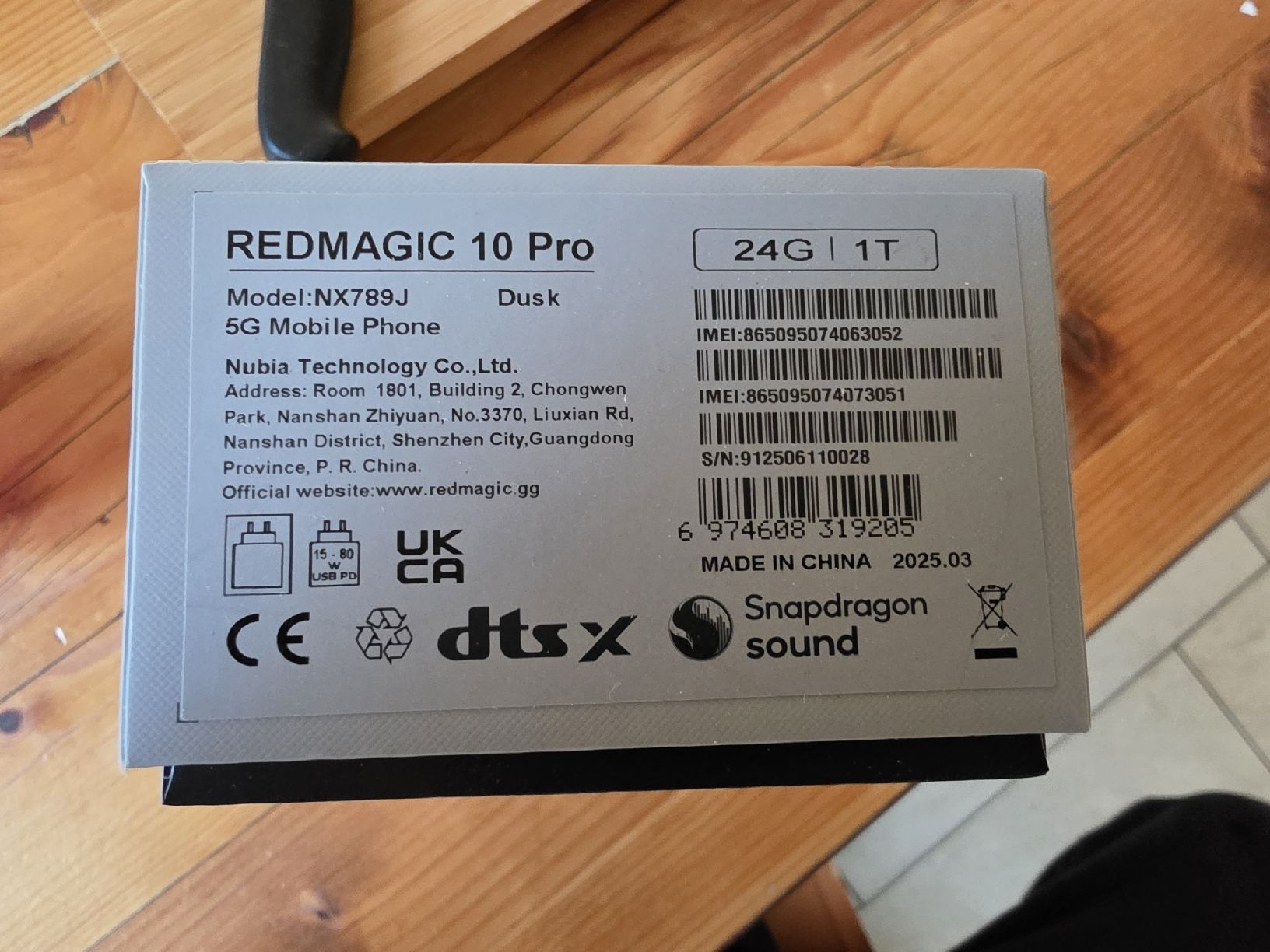 ZTE Telefoni cellulari / Smartphones: ZTE Nubia RedMagic 10 pro + 24RAM 1T – Usato da Malters venduto da jmf_2s2z 2