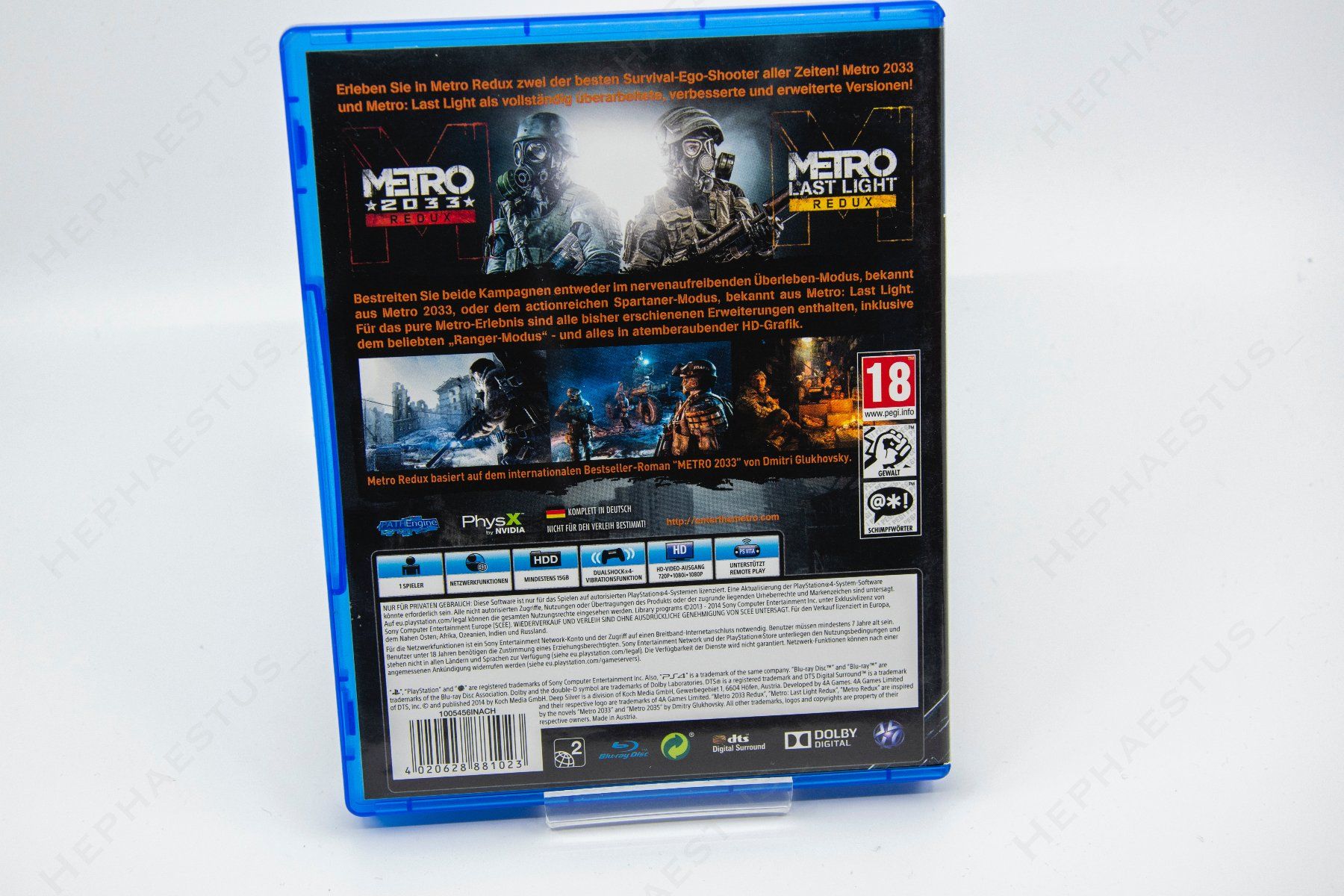 Giochi: Metro Redux PS4 – Usato da Effretikon venduto da Hephaestus_ 1