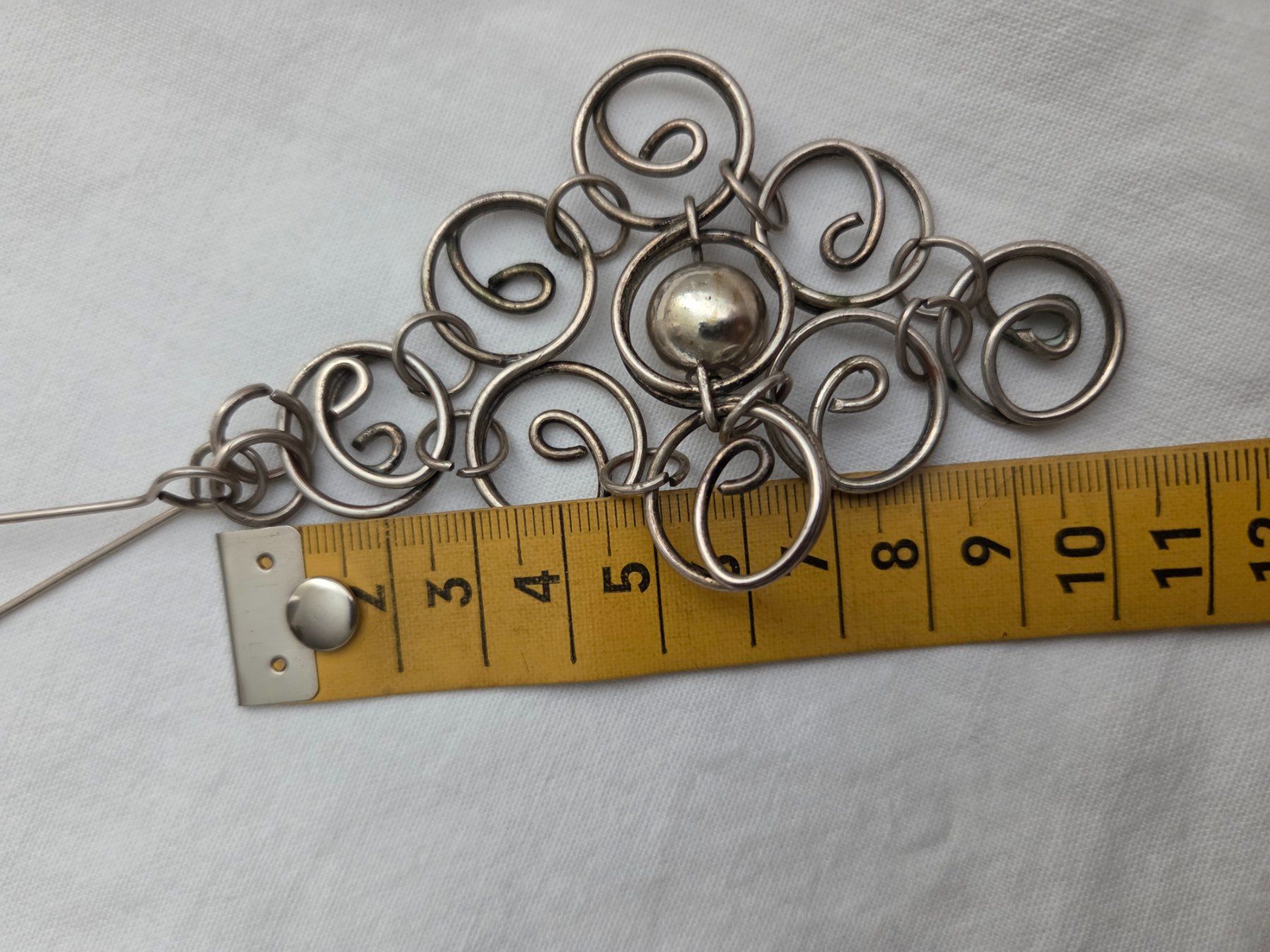 Ketten: Vintage Halskette Asymmetrische Muster – Gebraucht aus Bettingen von Wedgetail-Eagle2 3