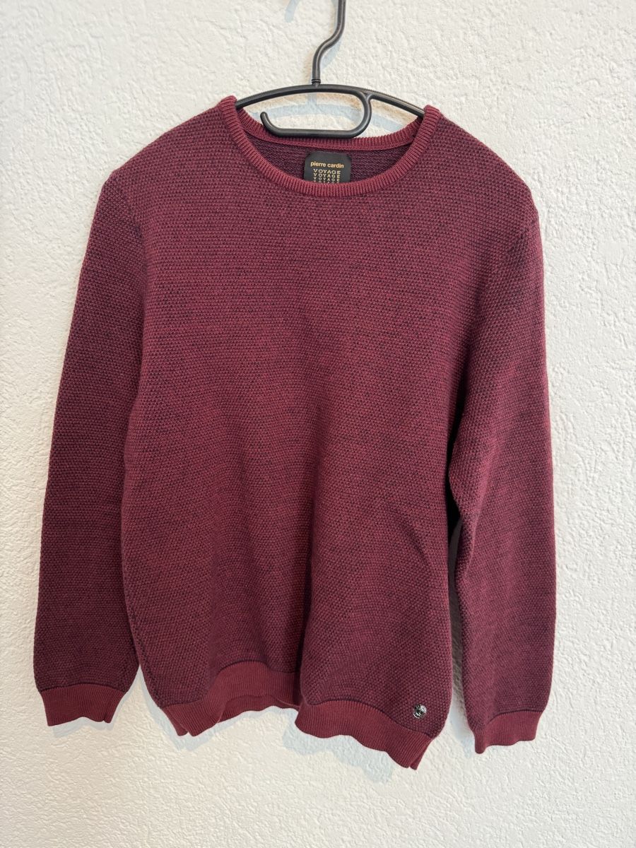 Pierre Cardin Pullover & Sweatshirts: PIERRE CARDIN Men Herren Pullover weinrot Gr. S / M – Gebraucht aus Fislisbach von KolibriSecondhand