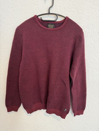 PIERRE CARDIN Men Herren Pullover weinrot Gr. S / M
