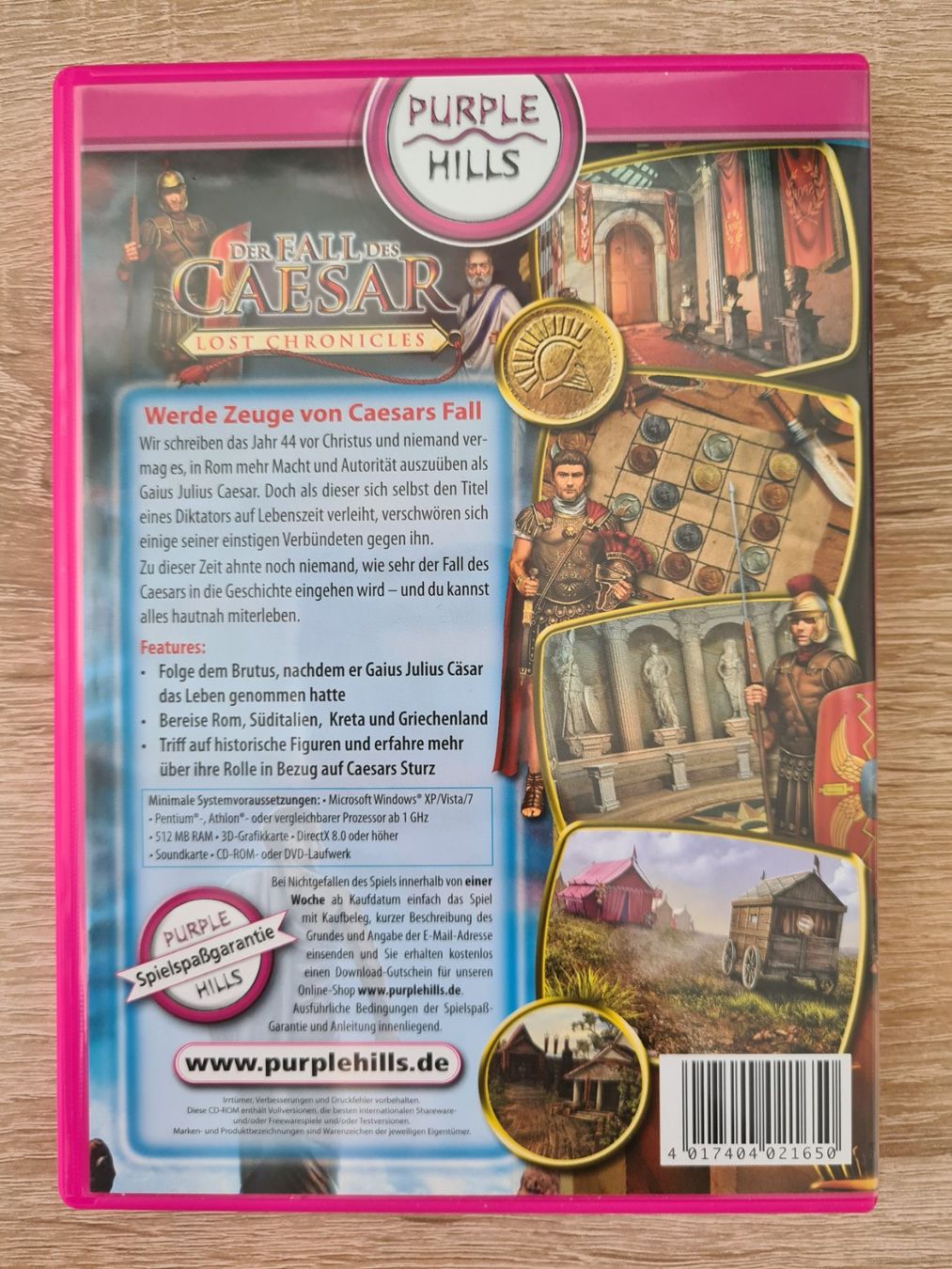Giochi: Der Fall Des Caesar Lost Chronicles (German Cover) - PC – Usato da Carouge GE venduto da Gasco 1