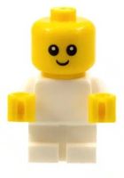 LEGO Minifigur Baby, Farbe: weiss (LEGO Ninjago)