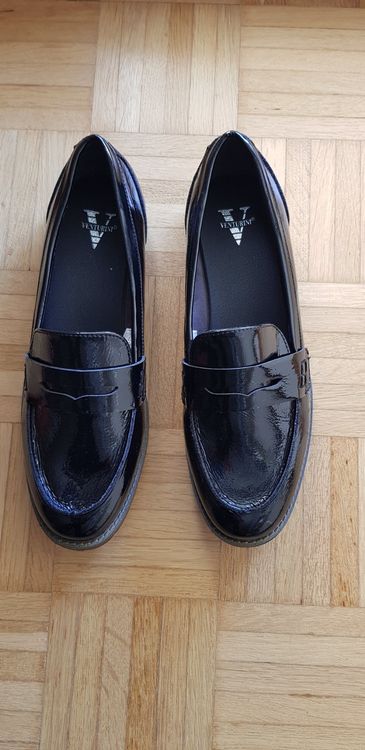 Jungen Kinder Leder Lack Formell Schwarz Party Oxford