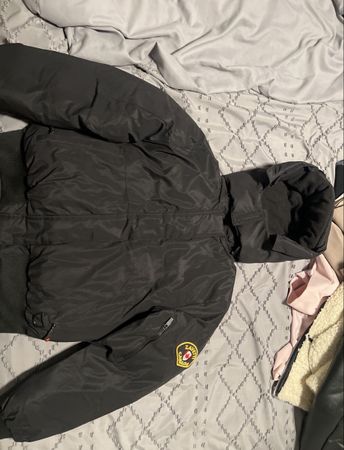 Winterjacke Zavetti Canada schwarz mit Kapuze gebraucht