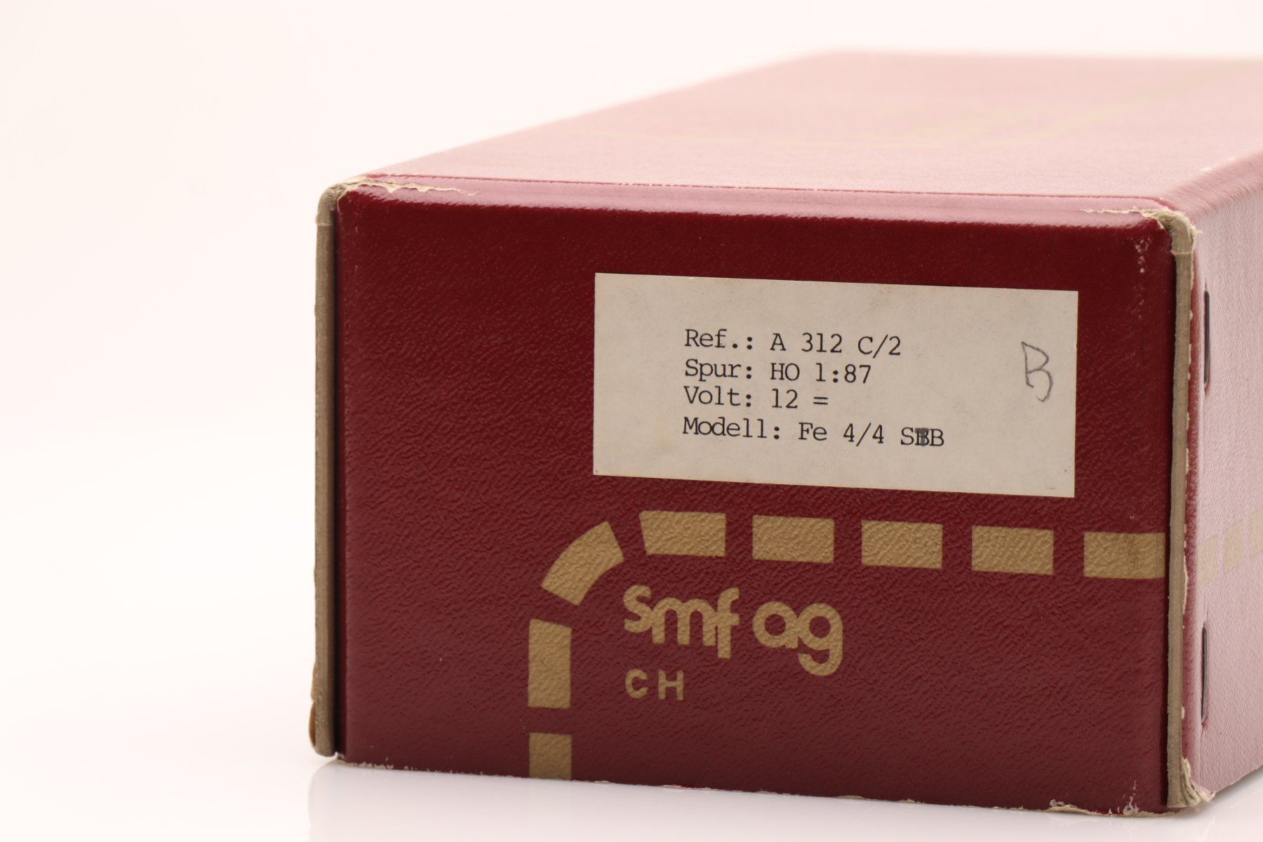 SBB/CFF/FFS Modellini di ferrovie: SMF AG A312 C/2 SBB Fe 4/4 DC, H0 – Usato da Ried (Muotathal) venduto da Modellbahn.swiss 4
