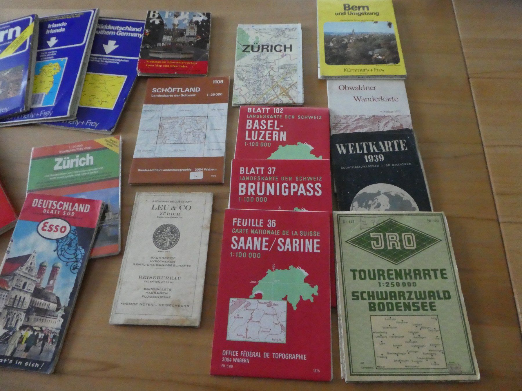 Cartine & Atlanti: diverse Strassenkarten/Wanderkarten – Usato da Staufen venduto da Sonca 3