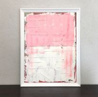 Altrosa - Moderne Kunst - Bild Abstrakt - Shabby Chic Dekor
