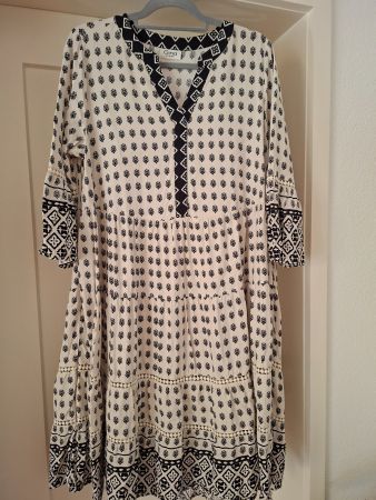 Kleid Viscose/Baumwolle Gr. L 46/48