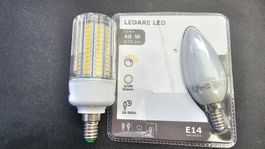 2 neue E14 LED Birnen Lampe Leuchte