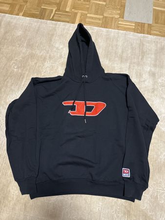 Sweat à capuche Diesel noir XL
