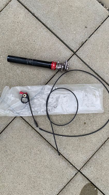 ABSOPRO Fahrrad Sattelstütze 27.2x400mm Blau - Verstellbare Alu Stütze | Für MTB & Rennrad