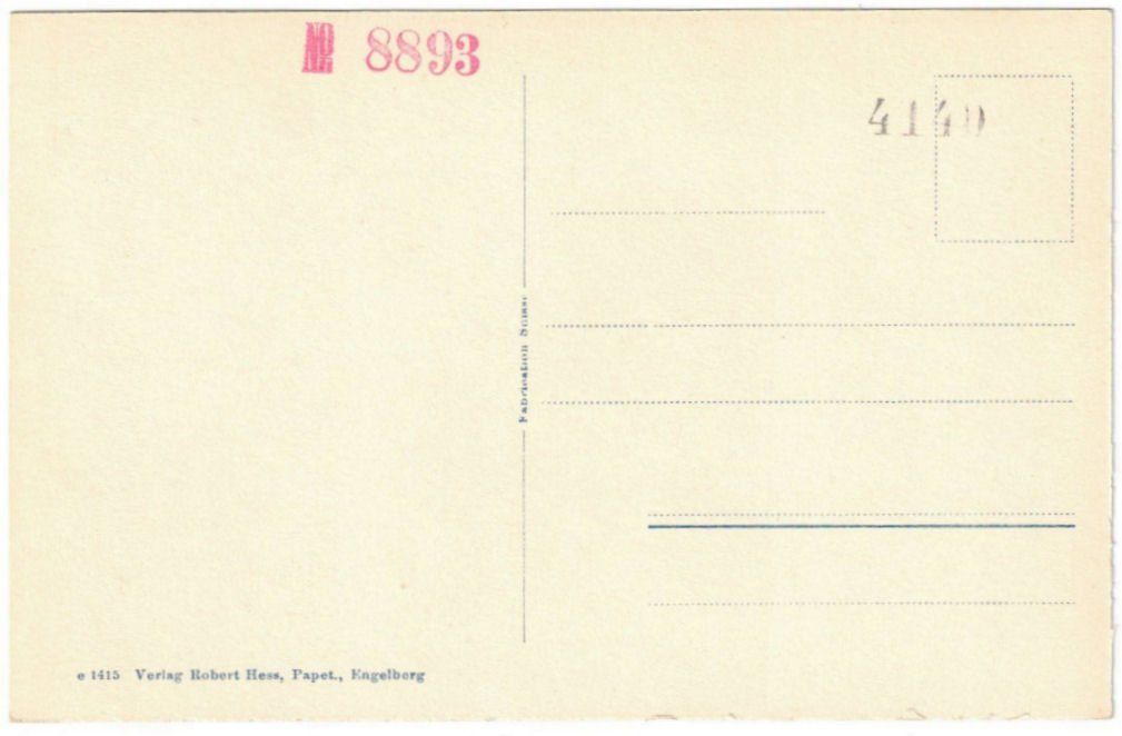 Cartoline postali: Engelberg - Luftseilbahn Gerschnialp--Trübsee – Usato da Binningen venduto da Mountainrider 1