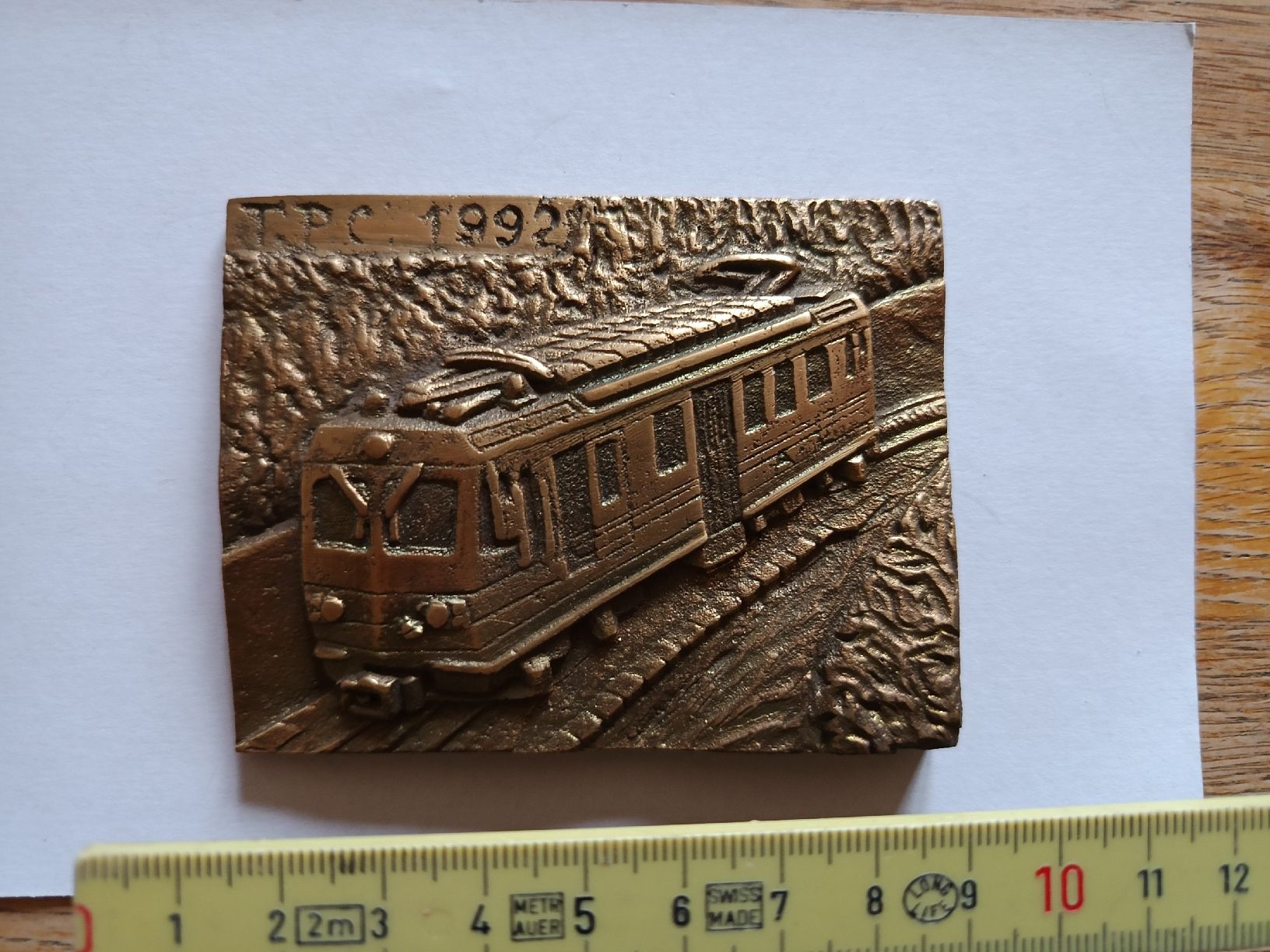 Insegne: Plaque TPC 1992 - train Bahn – Usato da Bex venduto da Canouille