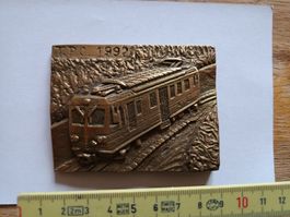 Plaque TPC 1992 - train Bahn