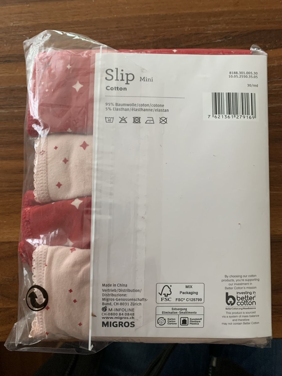 Migros Altra biancheria intima: 4 neue Damen Slip Baumwolle XL – Nuovo e nell'imballaggio originale da Ostermundigen venduto da des_t9vv 1