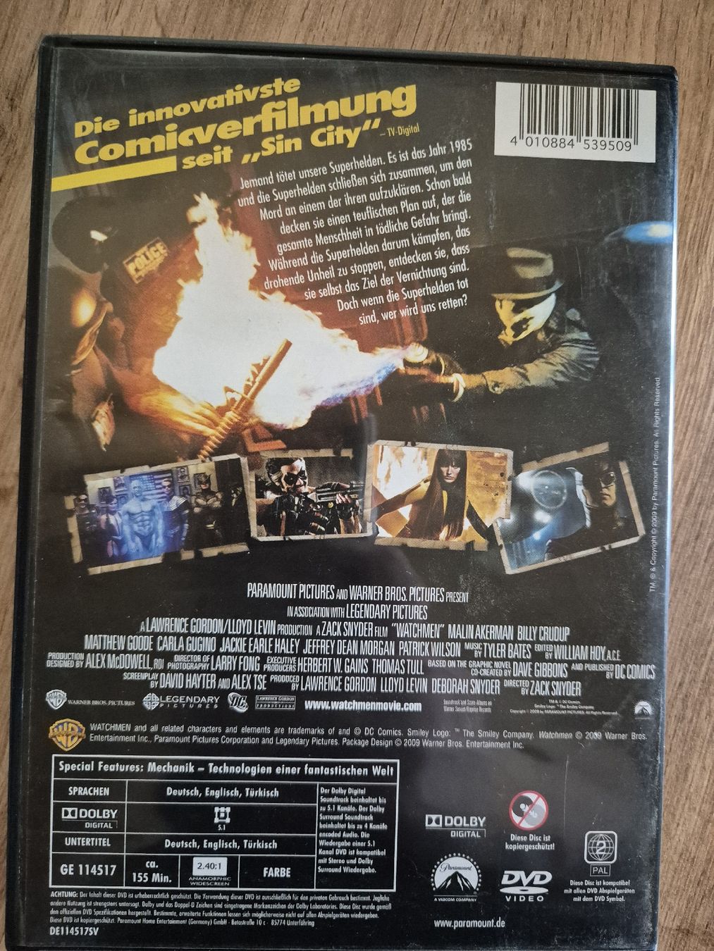 Tutti i DVDs: Watchmen - Die Wächter DVD – Nuovo (secondo la descrizione) da Berneck venduto da jst_nk6y 1