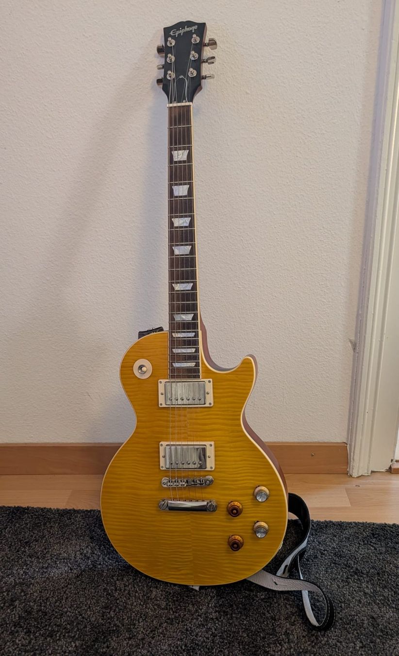 Strumenti musicali: Epiphone 1959 Les Paul Standard "Greeny" inkl. Case – Usato da Zürich venduto da Schmani_hu 1