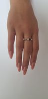 Fingerring mit Edelstein  NEU