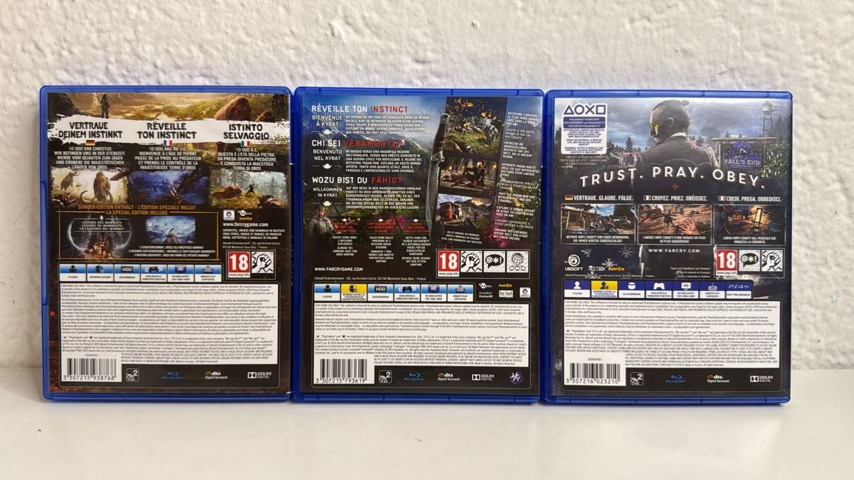 Far Cry Primal, Far Cry 4 and Far Cry 5 for PS4/PS5 (Gebraucht) in ...