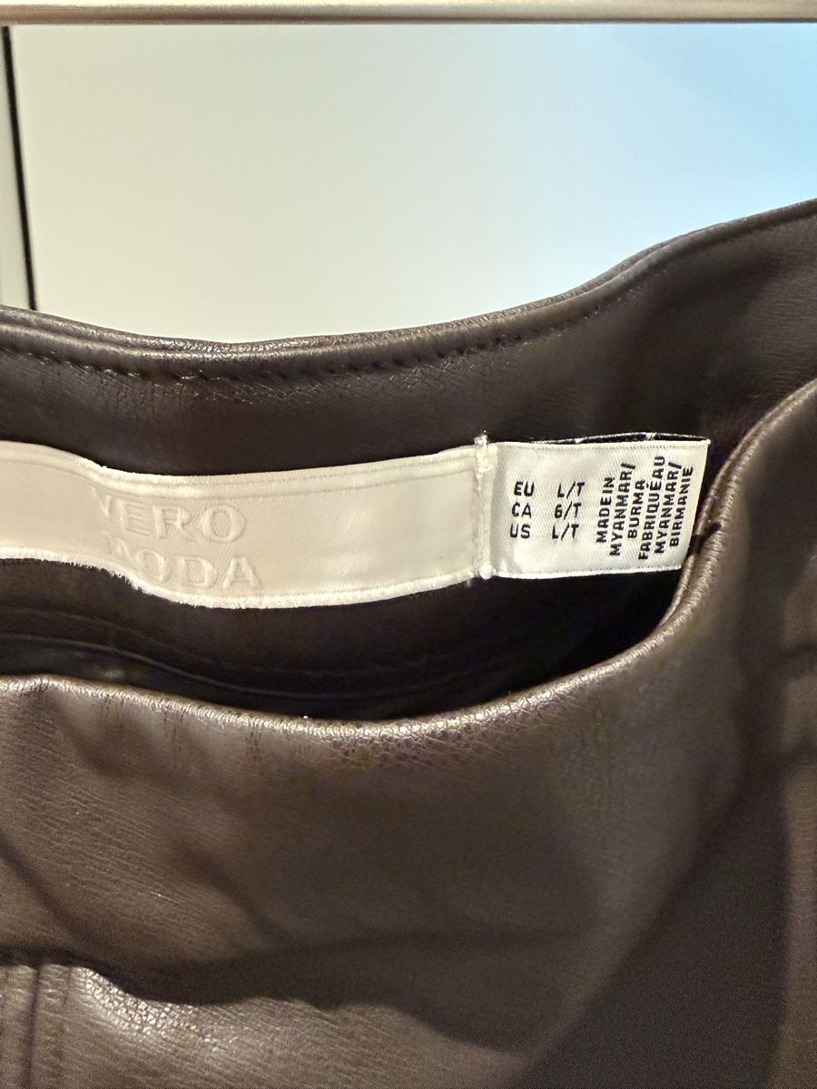 Vero Moda Gonne: Lederrock VERO MODA dunkelbraun Grösse L – Nuovo (secondo la descrizione) da Dübendorf venduto da cel_5zgz 1