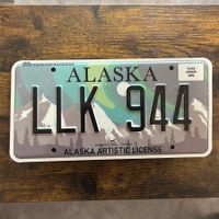 🇺🇸 U.S. Autoschild, Alaska LLK 944 - ORIGINAL 