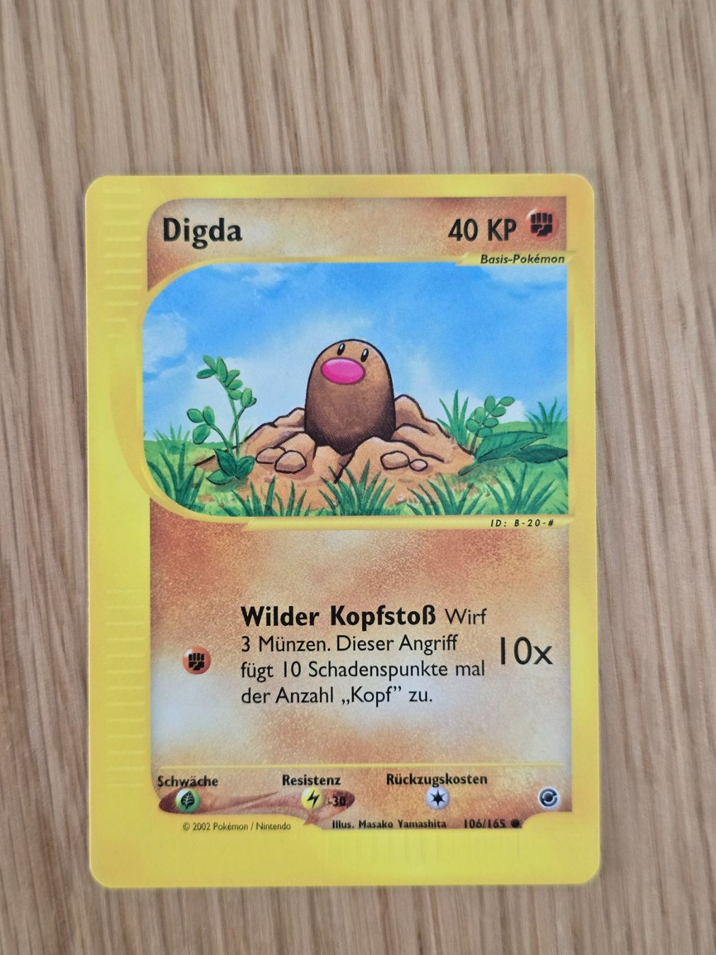 Pokémon Sammelbilder & Trading cards: Pokémon TCG Expedition Digda – Neu (gemäss Beschreibung) aus Rotkreuz von Mahkoh