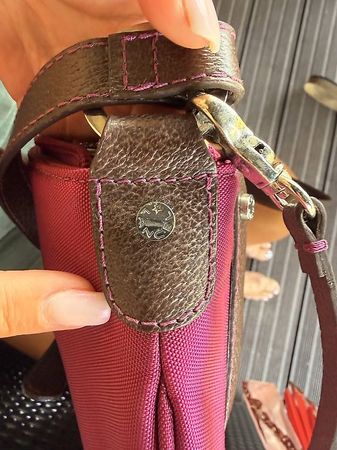 Sac à main Lancel rose cuir marron bon état