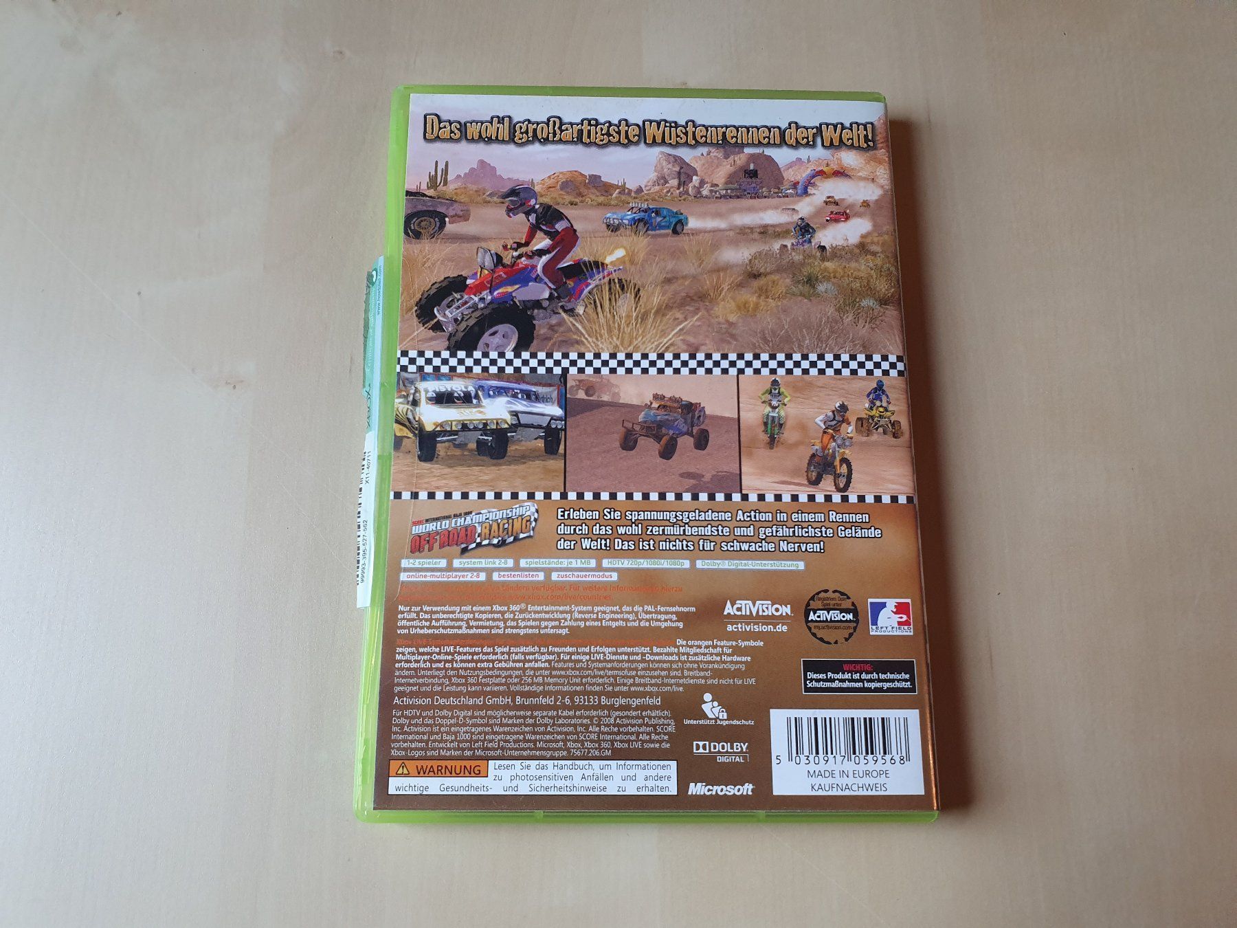 Microsoft Giochi: World Championship Offroad Racing – Usato da Stansstad venduto da collectorsshop 1