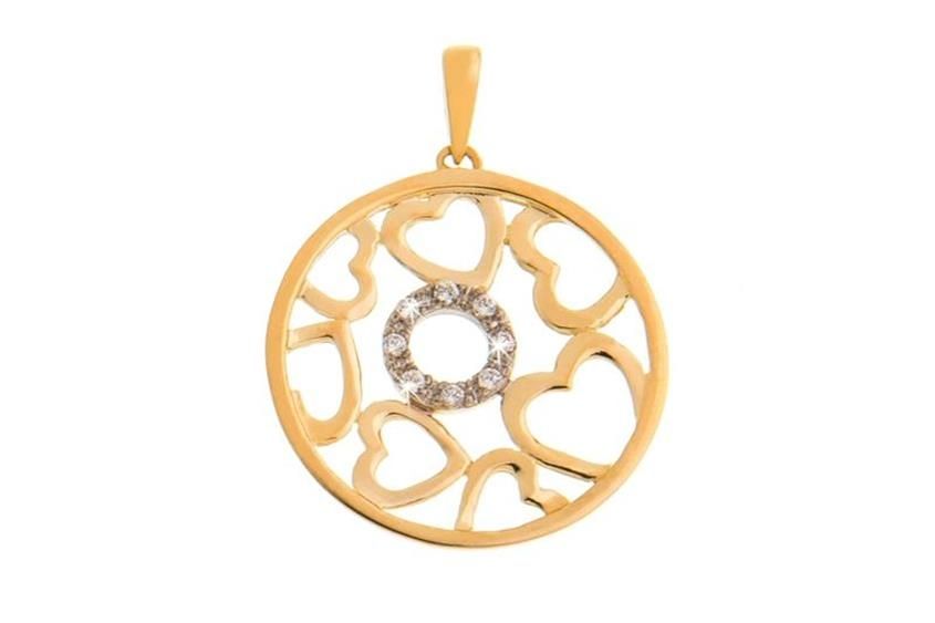 Ciondoli: Anhänger echtgold mit Kette s925 – Nuovo e nell'imballaggio originale da Hemmental venduto da Zirconwelt 1