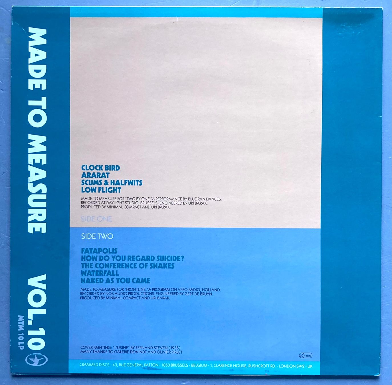 Schallplatten: MINIMAL COMPACT - LOWLANDS FLIGHT – Gebraucht aus Poliez-Pittet von Newtown-Records 1