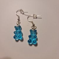 Ohrringe mit blauen Bären
