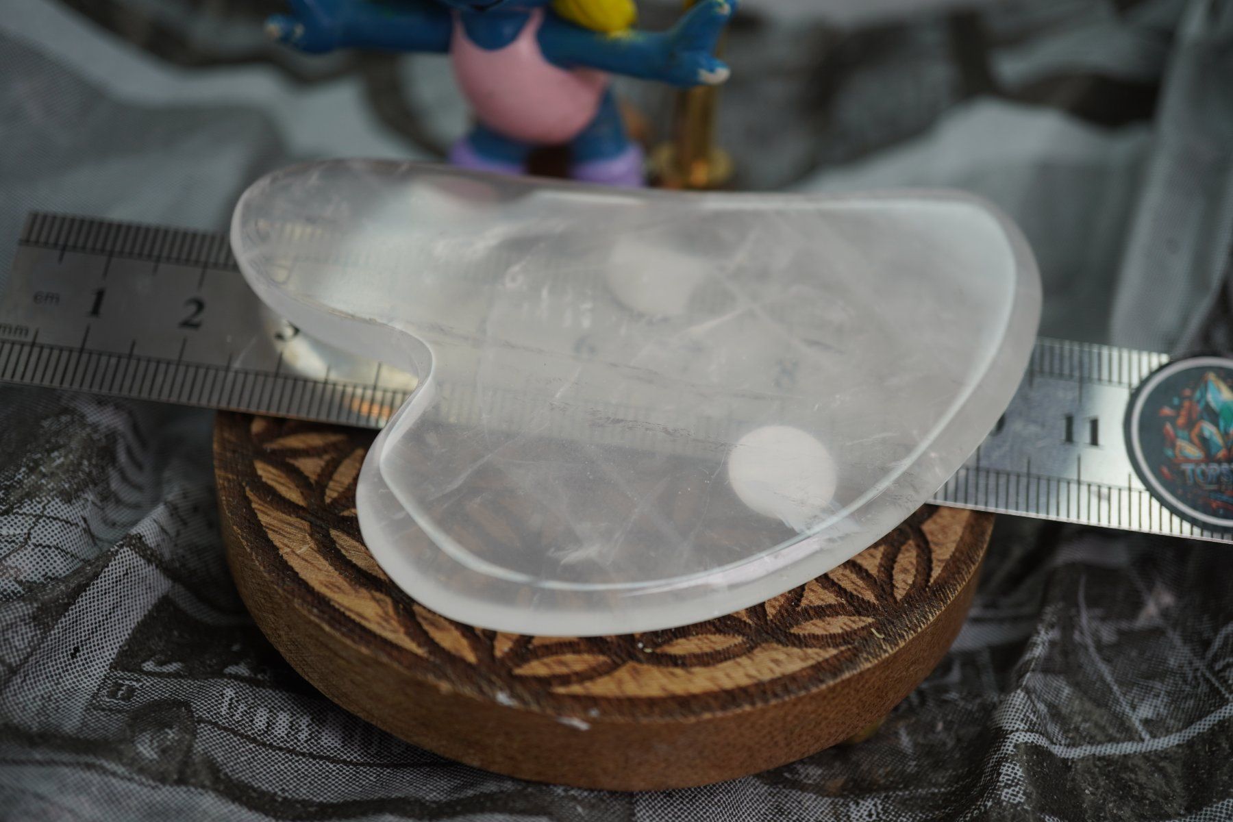 Minerali & Pietre curative: Gua Sha Massage-Stein  Bergkristall      ab 1.- – Nuovo e nell'imballaggio originale da Eschenbach SG venduto da topstone 7